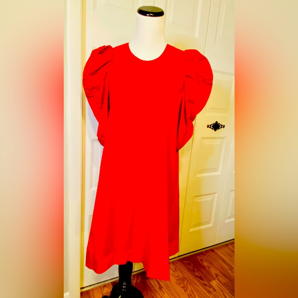 Miu Miu puffer Sleeve dress